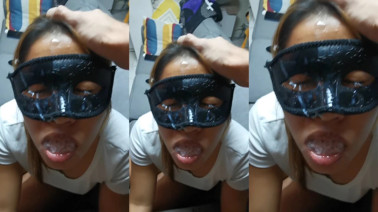 Asian student pays her rent