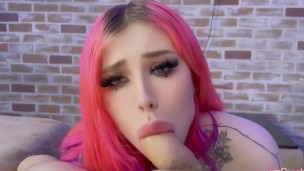 My Step Sister Deepthroats And Bounces Her Huge Ass On My Cock