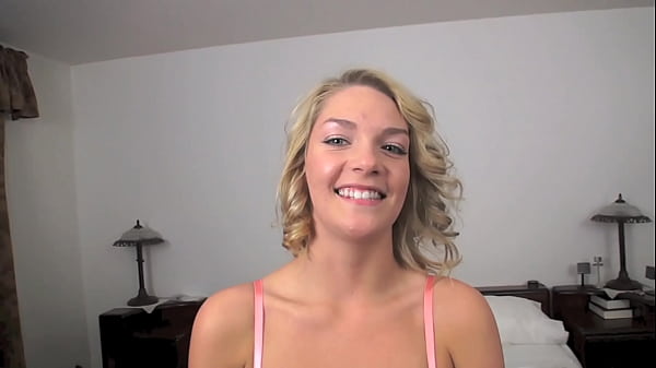 ALLY BROOKS Cute Blonde Teen POV Blowjob and HUGE MESSY Facial!!