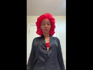 Hot Black Maid Does Some Webcam Black and Ebony